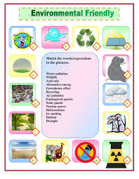 The Environment Interactive And Downloadable Worksheet You Can Do The Exercises On Environment English As A Second Language Esl English As A Second Language