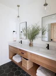 Black And White Bathroom Vanity Ideas 15 Best Diy Bathroom Design Ideas To Enhance Bathroom Style With Images Diy Bathroom Design Bathroom Design Wood Interior Design