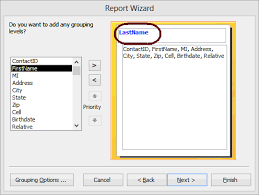 (optional) in the orientation group, select the portrait or landscape radio button. How To Create A Report With The Report Wizard In Microsoft Access Webucator