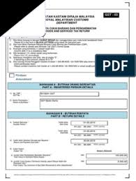 Informasi ini kami ambil dari sumber rasmi kerajaan malaysia untuk fasa 1, 2 dan 3. Contoh Gst 03 Report
