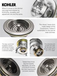 I purchased a stainless steel strainer that has an oil rubbed bronze. Kohler K 8801 Bv Brushed Bronze Duostrainer 3 1 2 Basket Strainers Faucetdirect Com