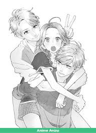 Shishio Suzume Mamura Friend Anime Manga Poses Anime Love Triangle
