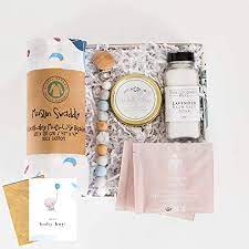 Mom will get to sample new beauty brands from the comfort of home. Amazon Com Unboxme Gift Box For New Mom Push Present For Baby Boy Or Girl New Mom Gift Ideas First Mother S Day Gift Blue Baby