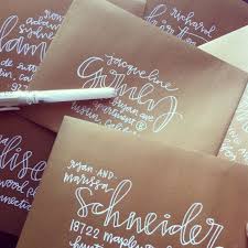 Hand Lettering For Envelope Addresses Several By Laurenishdesign Hand Lettering Hand Lettering Inspiration Lettering