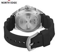 NORTH EDGE TRITON-TI Titanium Case Solar-Powered Diving ...