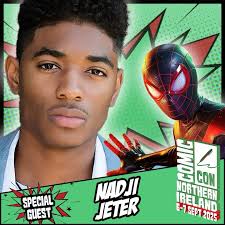 NI showed up big! We're leaving full ❤️🕷️🕸️🤟🏾 Can't wait to meet  everyone next month at @comicconscotland! 📹 @aaron.coney #HustleMatters  #NadjiJeter #MilesMorales #SpiderMan
