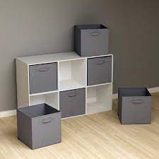 White 9 cube kids toy/games storage unit girls/boys bedroom shelves grey boxes. Folding Non Woven Fabric Storage Box Closet Cubes Bins Organizer Kid Toy Storage Bins Offices For Storage Organization Buy At The Price Of 8 26 In Aliexpress Com Imall Com