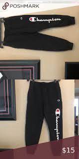 Champion Sweats Champion Sweatpants Girls Denim Jacket Boys Jogger Pants