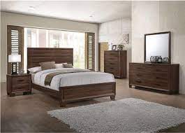 Modern romania 4 piece bedroom set eastern king size bed leather like exterior mirror dresser nightstand black lacquer with zebra grey headboard with led lighting bedroom furniture. Tables And Trolleys Transitional Medium Brown 4 Piece Bedroom Set Brown Buy Online At Best Prices In Pakistan Daraz Pk