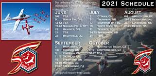 The snowbirds are set to fly over calgary betweetn noon and 1 p.m. Snowbirds Release Tentative 2021 Show Schedule Canadian Military Family Magazine