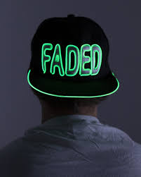 Light Up Hat Faded Light Up Hats Rave Accessories Festival Gear