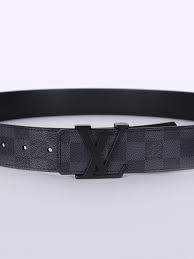 lwi vɥitɔ̃) or by its initials lv, is a french fashion house and luxury goods company founded in 1854 by louis vuitton. Louis Vuitton Lv Initiales Damier Graphite Canvas Belt 105 Luxury Bags