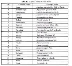 Scientific Name Of Some Plants Scientific Names Of Flowers Common Names Flower Names
