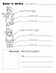 my clothes worksheets worksheet english for kids vocabulary 