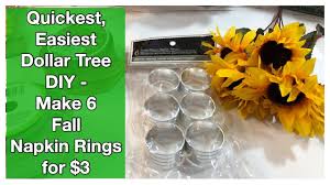 We did not find results for: Quickest Easiest Dollar Tree Diy Make 6 Fall Napkin Rings For 3 Youtube