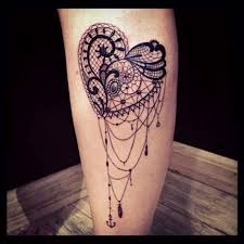 Wear Your Heart On Your Sleeve Or Anywhere With These Breathtaking Heart Tattoos Lace Tattoo Design Lace Tattoo Neck Tattoo