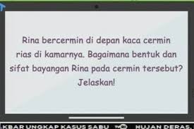 Cermin dan lensa pengertian cermin cermin merupakan suatu benda yang sangat halus dan mampu memantulkan cahaya.cermin adalah benda yang dapat memantulkan hampir seluruh cahaya yang datang. Bagaimana Bentuk Dan Sifat Bayangan Rina Pada Cermin Halaman All Kompas Com