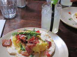 Chicken taco, beer, staff, seriously. Fish Tacos Picture Of West Of Pecos San Francisco Tripadvisor