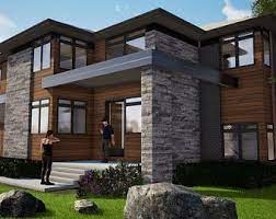 40 Foot Shipping Container Home Full Construction House Etsy House Designs Exterior Modern House Plans Dream House Exterior