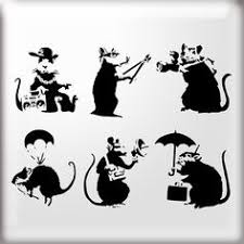 Banksy's appreciation of rats has often been attributed to the french stencil artist blek le rat why we love love rat… 'with this work banksy shows a part of himself as well as the influence of figures. 22 Banksy Rat Ideas Banksy Rat Banksy Banksy Art