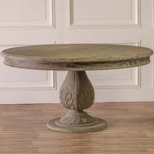 acorn pedestal round large washed
