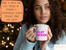 Buy Slay Queen Mug, Slay Gift Mug for Women Birthday Gift, Girl Power Gift,  Girl Power Mugs, Slay Coffee Mug, Crown Queen Mug, Inspiring Mug Online in  India