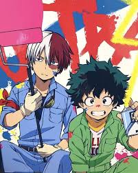 Gallery quality framed photographic prints, metal prints, canvas prints, art prints, and art boards to update your space with awesome art. Todoroki Deku And Bakugou Official Art Novocom Top