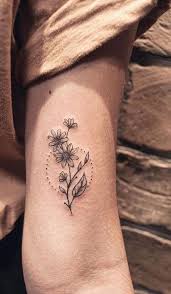 Small Tattoo Idea Tricep Tattoos Flower Tattoo Arm Small Wrist Tattoos