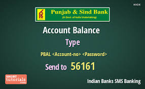 Set up online banking now learn more. Check Account Balance Of Punjab And Sind Bank By Mobile Sms