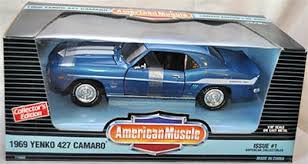New listingertl 1:18 1969 c.o.p.o. 1969 Chevy Camaro Yenko Supercars Issue 1 Lemans Blue 1 18 Rare Diecast Fs