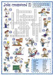 Jobs and work crossword 6; Pin On Education