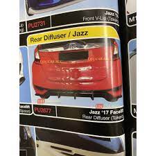 Add to wishlist (0) toyota ae111 1996 new rear bumper lower. Honda Jazz 17 20 Facelift Takero Rear Bumper Diffuser Rear Lip Lip Belakang Ready Stock Shopee Malaysia