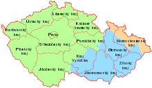 Region of the czech republic (en). Verwaltungsgliederung Tschechiens Wikipedia