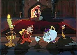 Potts, chip, cogsworth, lumiere, featherduster. List Of Disney S Beauty And The Beast Characters Wikipedia