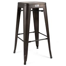 Barnes 30 inch swivel bar stool espresso furniture of america. Furmax 30 Inches Metal Bar Stools High Backless Indoor Outdoor Counter Height Stackable Stools Set Of 4 Gun Furmax