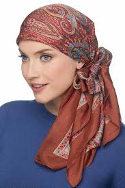 silk headband scarf
