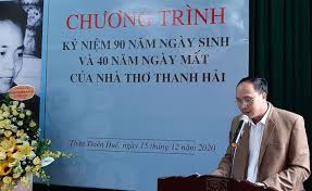 Nhà thơ Thanh Hải - "nốt trầm" vang mãi với thời gian - Văn Nghệ Huế