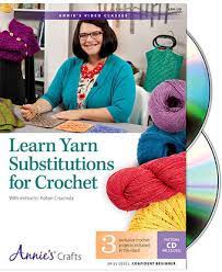 Board knitting basics dvd i. Annie S Learn Yarn Substitutions For Crochet Dvd 123stitch