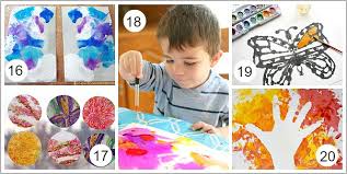 It's very important to develop kids' motor skills. 30 Super Cool Art Techniques For Kids Buggy And Buddy