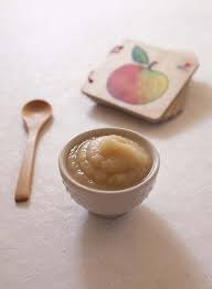 Compote De Pommes Pour Bebe A Partir De 5 Mois Recette Compote De Pomme Nourriture Bebe Compote De Pomme