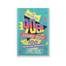 Sometimes we're born with them, other times we're given them. Quiz 90er Jahre Frage Antwort Spiel Gift Republic Los Mengen