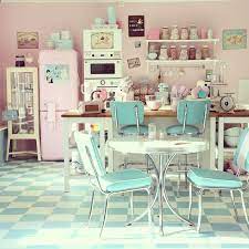 A Dip Into The Pastel Nuance Home Decor Vintage Kitchen Vintage House
