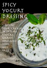 Maybe you would like to learn more about one of these? A Spicy Yogurt Based Dressing Great On Salads Cooked Vegetables Or In Fish Tacos Fresh Bites Daily