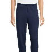 Athletic Works Men's Fleece Elastic Bottom Sweatpants