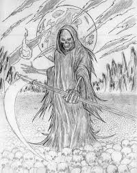 Make a coloring book with grim reaper for one click. Pin On Reapers Skulls