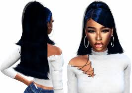 Are you browsing for the best sims 4 clothing custom content? Long Flip Pony Comes In 7 Swatches Sims Hair Sims 4 Afro Hair Sims 4 Black Hair