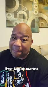 Laughing at Bryon Donald