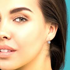 Wedding Party Rose Gold Earring, Wedding Earring, Rose Gold Earring, 2.25CT  Simulated Round Cut Drop Dangle Leverback Earrings 14K Rose Gold