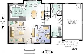 You can decorate in a way that enhances the shape and whimsical nature of an attic bedroom. House Plan 3 Bedrooms 2 Bathrooms Garage 3402 Drummond House Plans