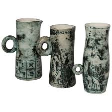 Ceramic Vases By Jacques Blin S 3 1stdibs Com Ceramic Vases Antique Vase Vases For Sale